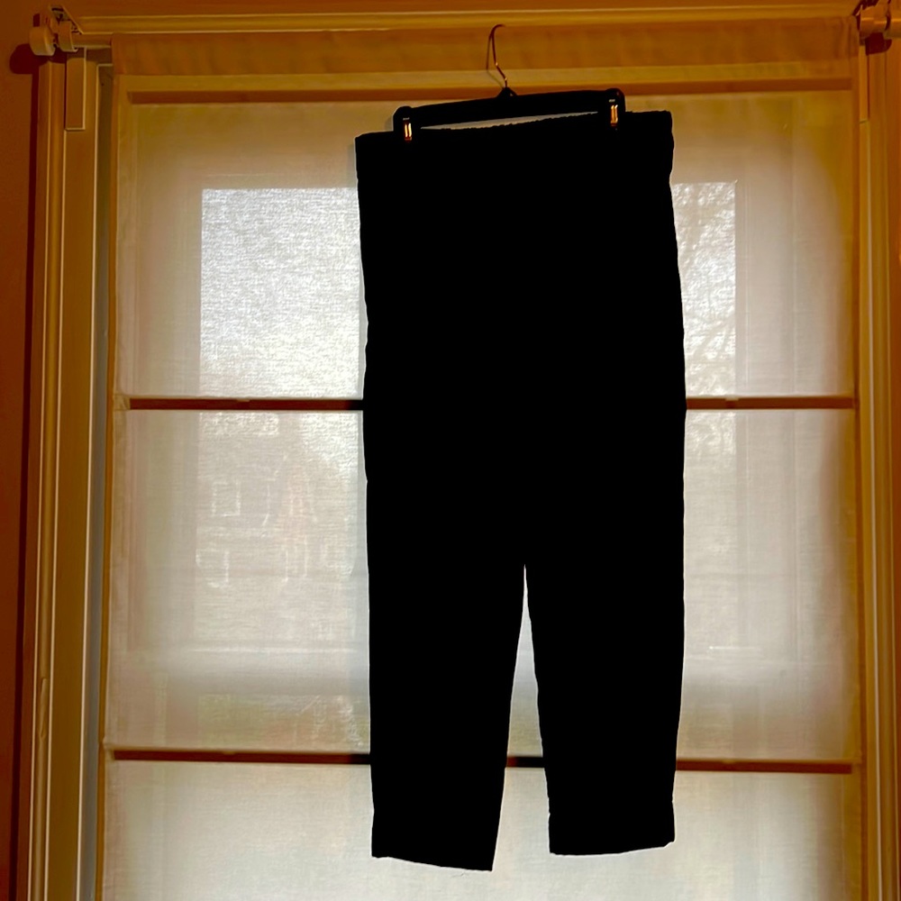 Pull-on wash pant in velvet